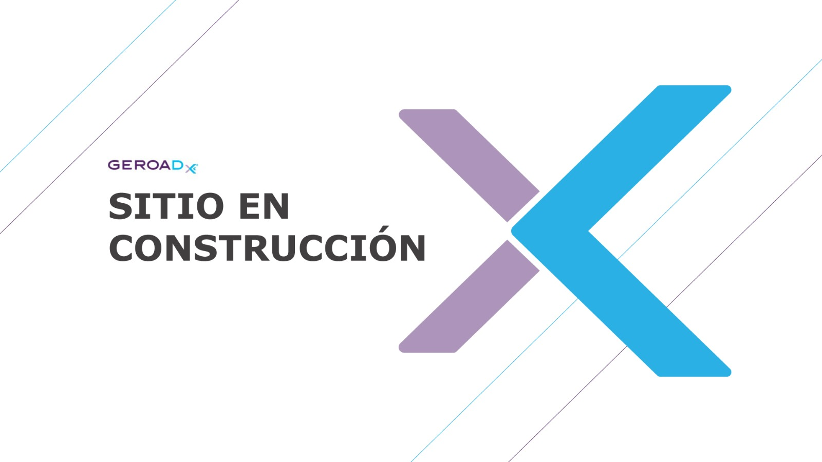 GEROADx — Sitio web en construcción
